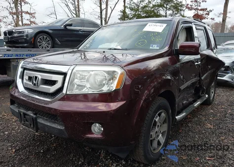 2010 Honda Pilot Touring from USA, damaged, VIN 5FNYF4H91AB028436